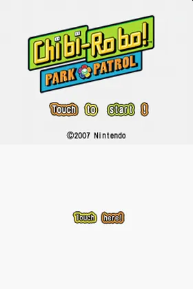 Chibi-Robo! - Park Patrol (USA) screen shot title